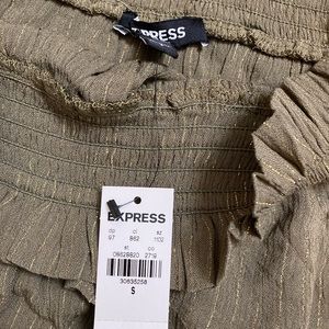 EXPRESS Military green blouse